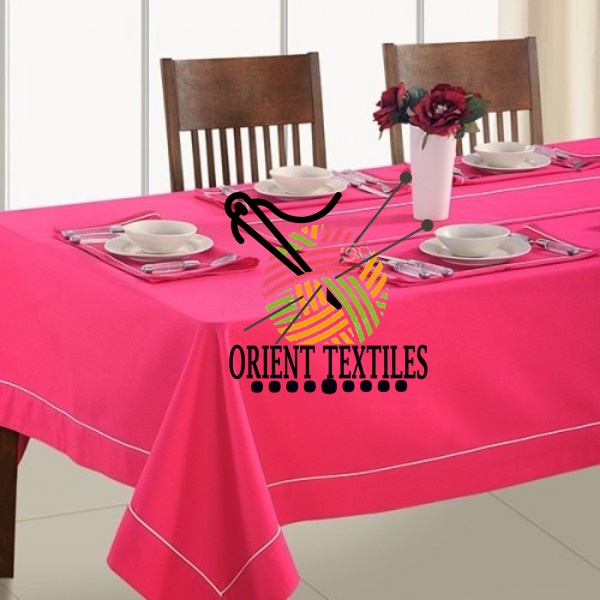 DXB Plain Rectangular Table Linen 05